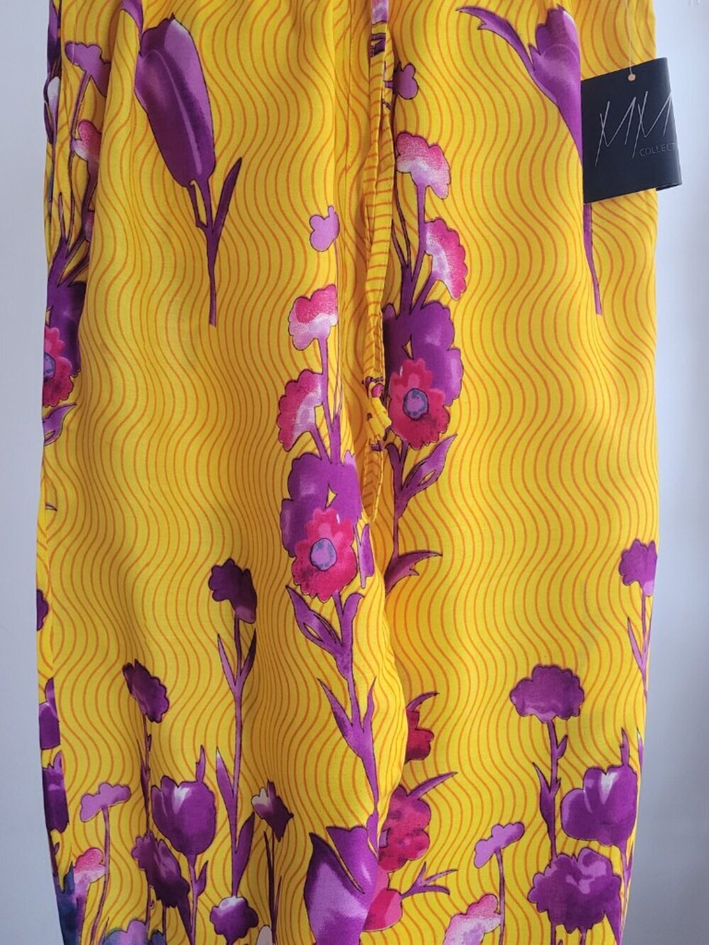 CKYMM Women's Wide-Leg Floral Patterned Pants ( Size: S/M) - Picture 13 of 14